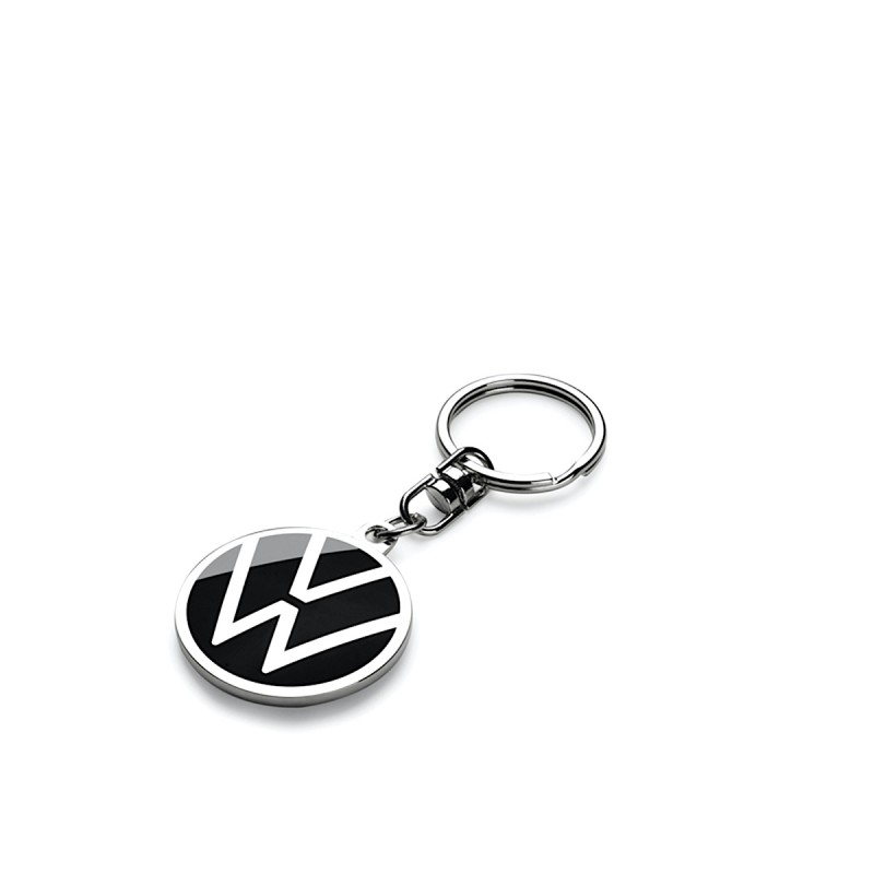 Porte-clés en métal d'origine VW Nouveau porte-clés Volkswagen Pendentif  Argent 000087010BN
